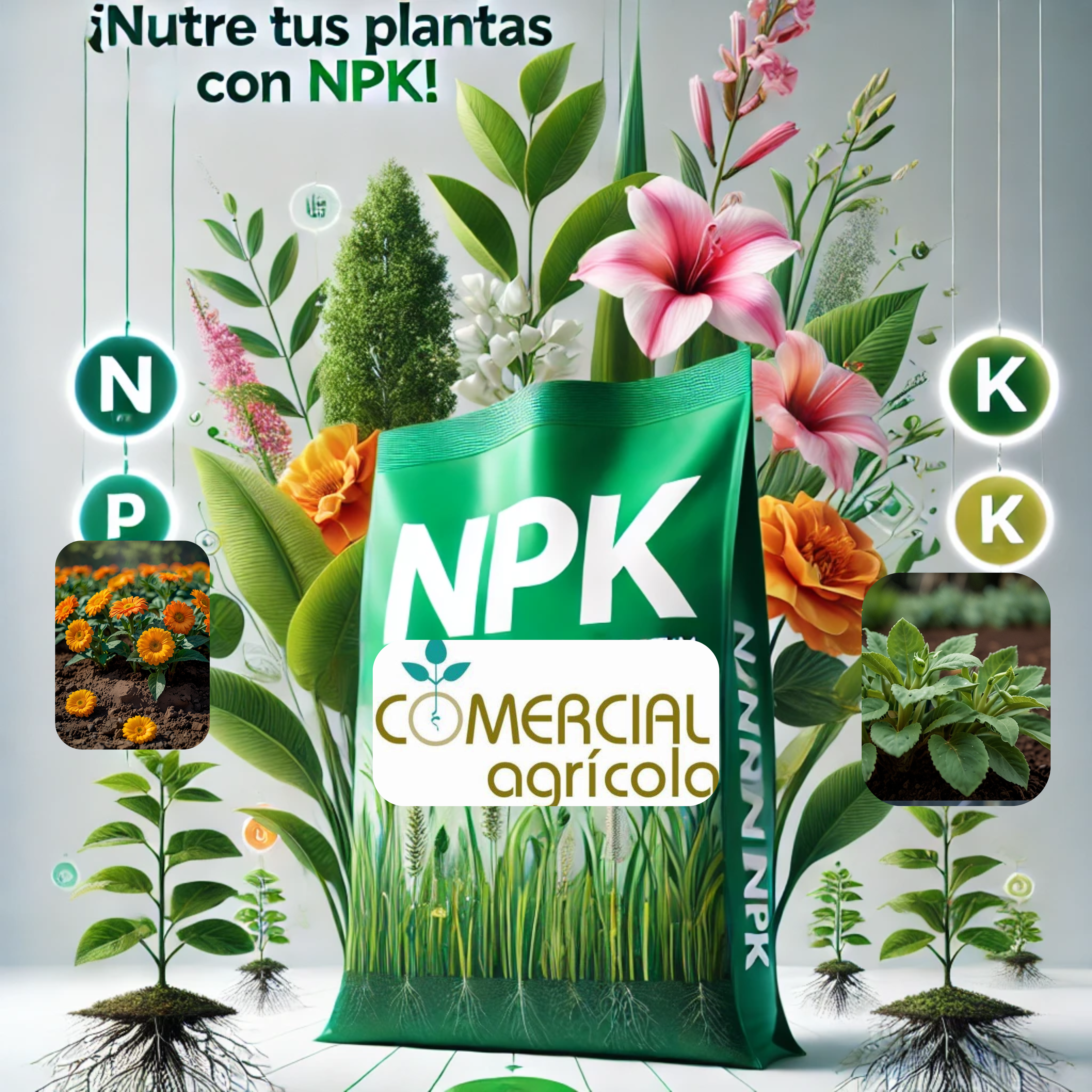 ¡Haz que tus plantas crezcan más fuertes y saludables con NPK!